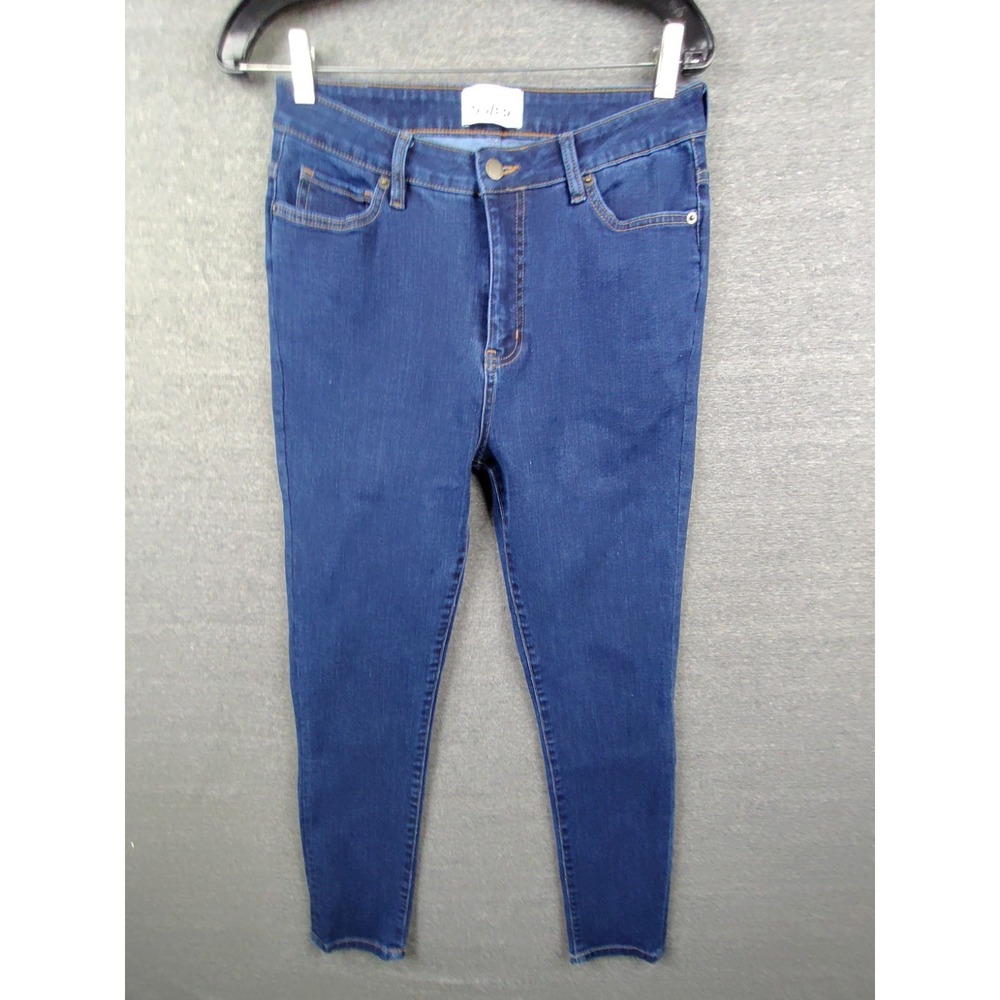 DUER Womens Jeans 30x28 Blue‎ Denim Skinny Stretch Streetwear Casual Mom